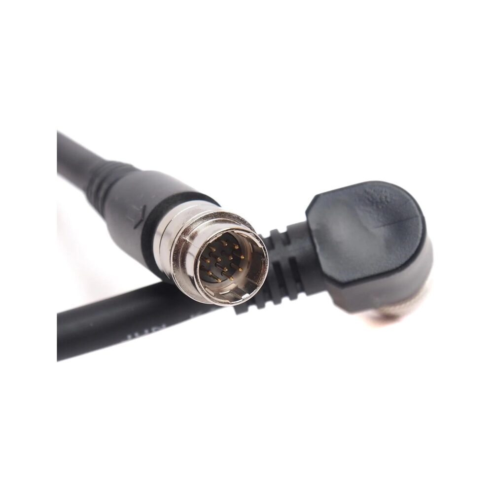 XLCS 12-Pin Hirose 90° Male-to-Female Pigtail Cable - 50 cm