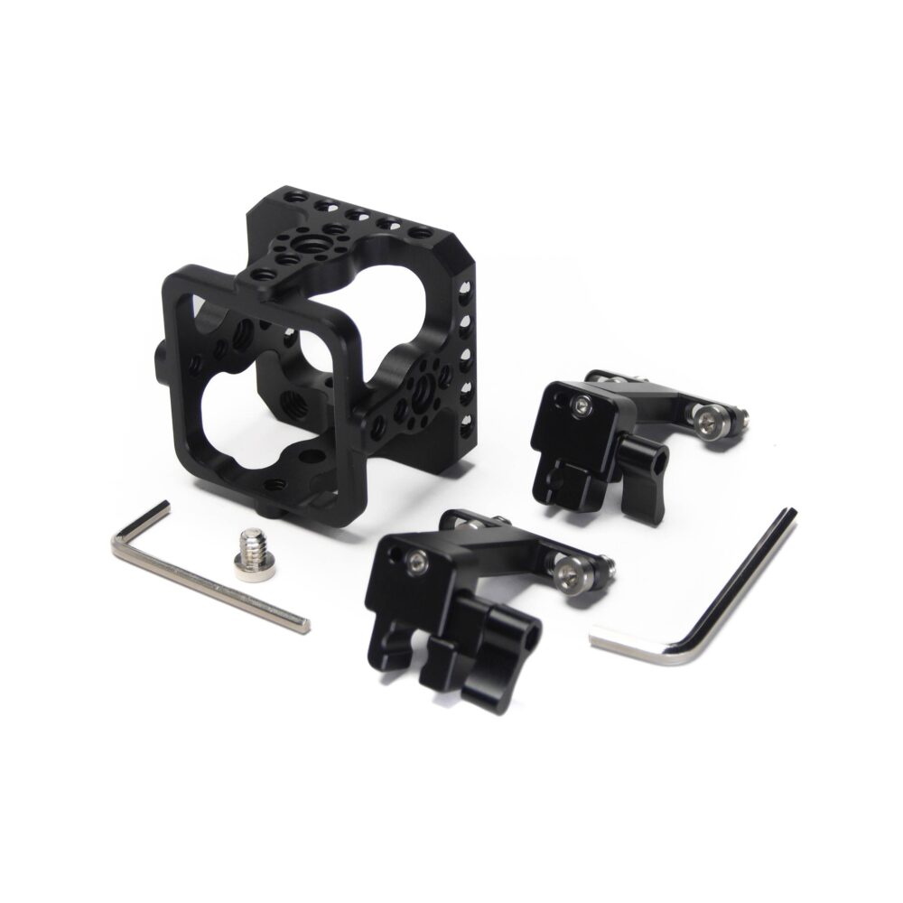 XLCS Basic Kit for Marshall CV500 Series Cameras - Cage + SDI Lock + Hirose Lock