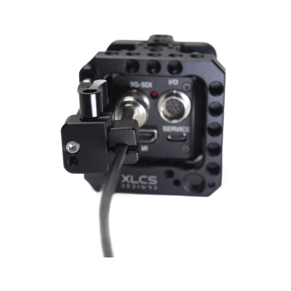 XLCS Cable Lock for Marshall CV500 Camera Cage System - SDI and Hirose (Reversible)