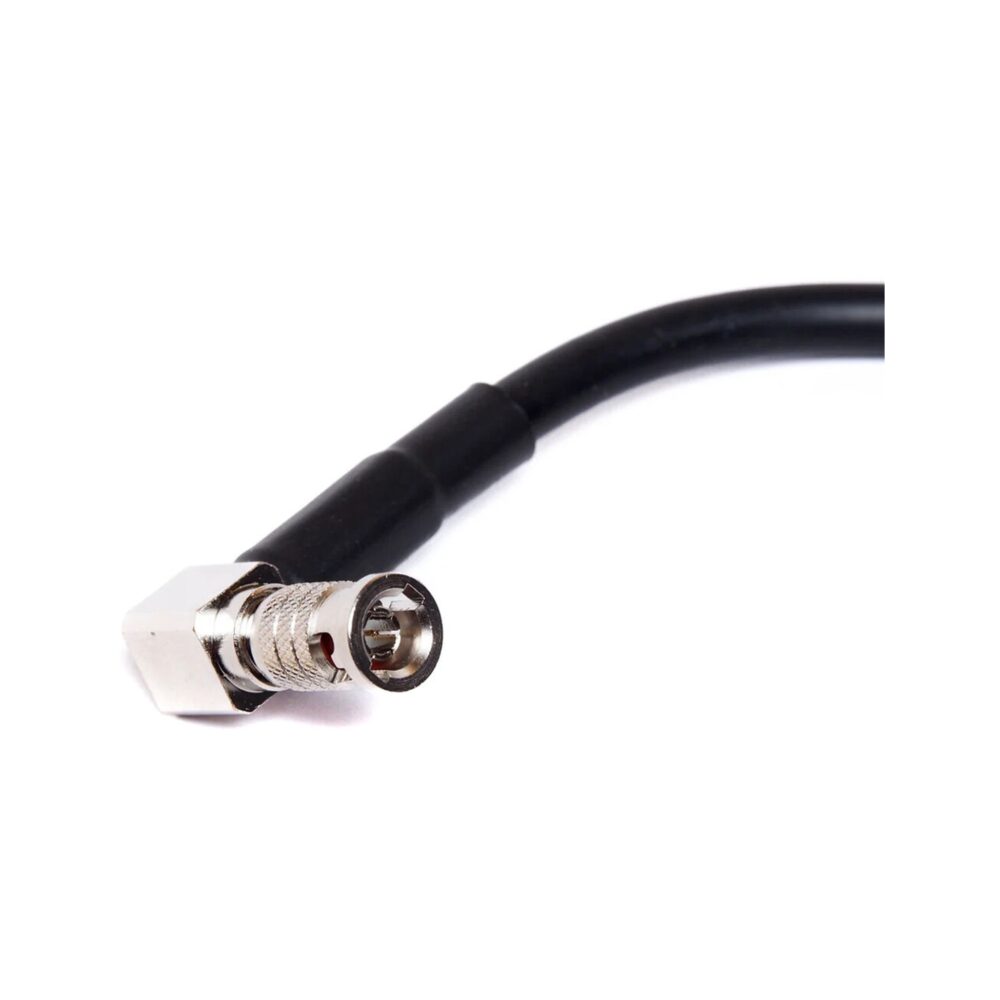 XLCS Designs 12G SDI 75 Ohm 90° HDBNC Male to 90° HDBNC Male Cable (30cm)