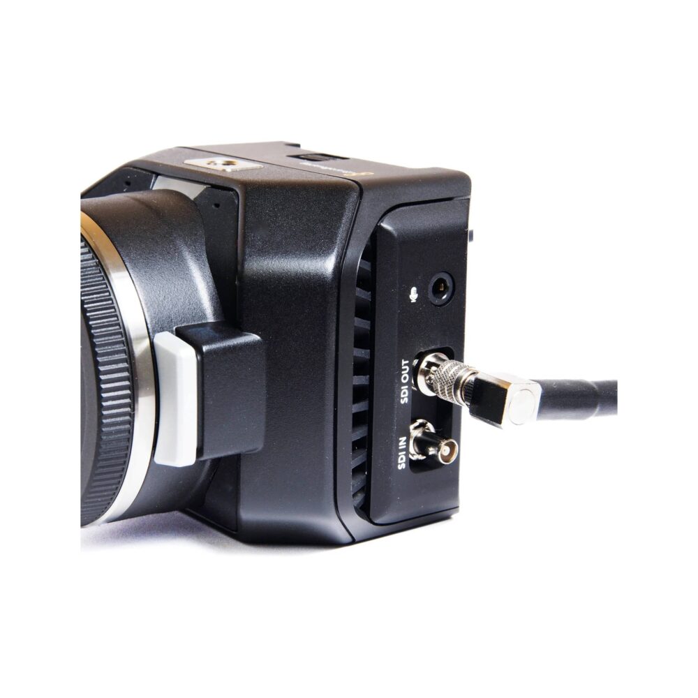 XLCS Designs 12G SDI 75 Ohm 90° HDBNC Male to 90° HDBNC Male Cable (30cm)