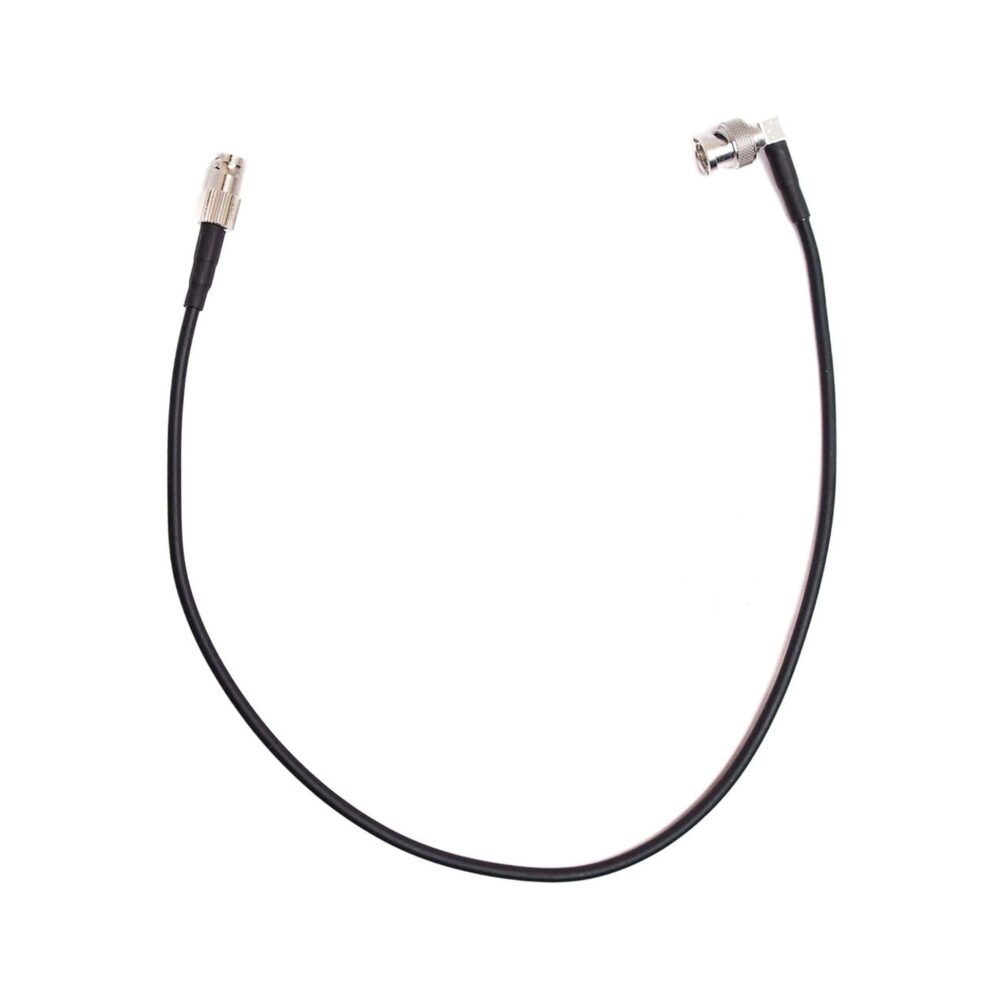 XLCS Designs 12G-SDI Right-Angle Male to Straight Female BNC Cable - 50 cm