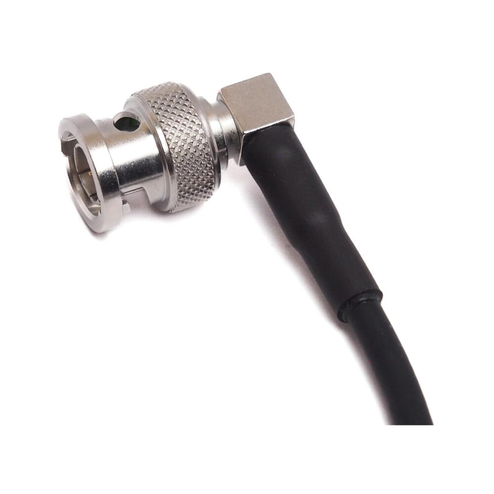 XLCS Designs 12G-SDI Right-Angle Male to Straight Female BNC Cable - 50 cm