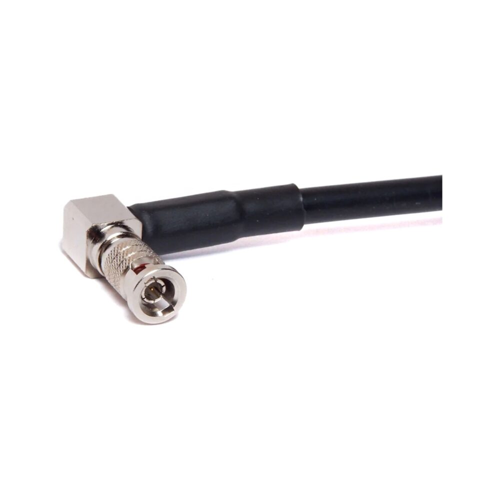 XLCS Designs 12G-SDI Right-Angle Micro-BNC Male to Female Cable, 30 cm (11.8")