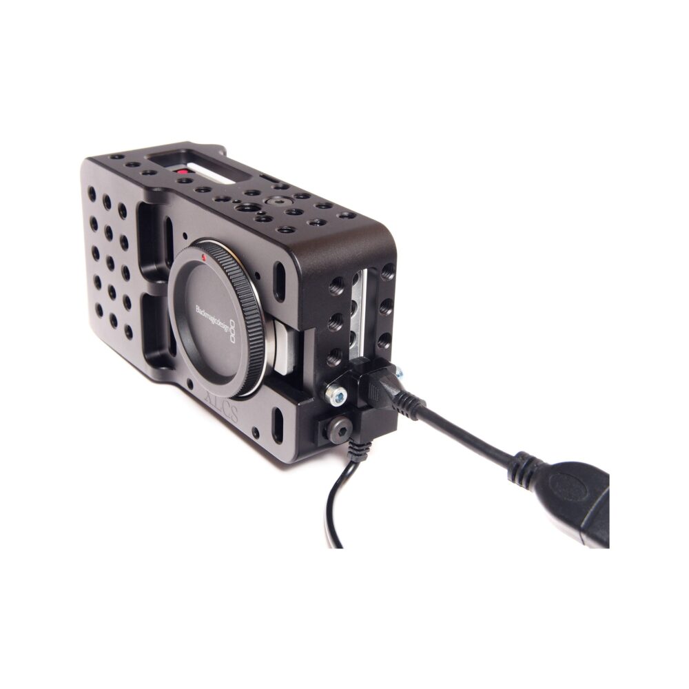 XLCS Designs 12V DC Cable Lock for BMPCC OG