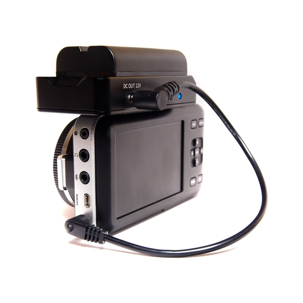 XLCS Designs 12v DC Power cable - 20cm - 5.5/2.5mm to 2.5/0.7mm