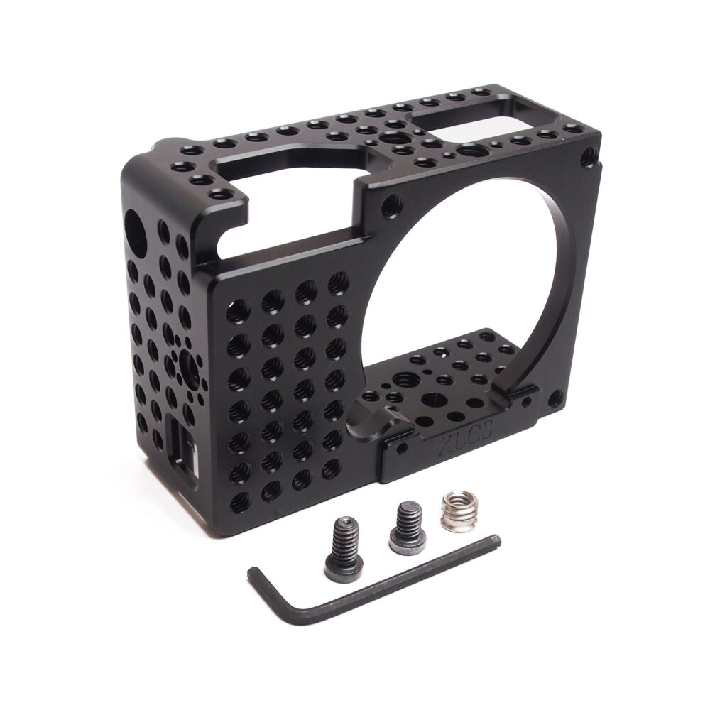 XLCS Designs Basic Cage Kit B for Sigma fp/fp L (Cage, Wooden Handle, Side Plate, L-Mount Body Cap)