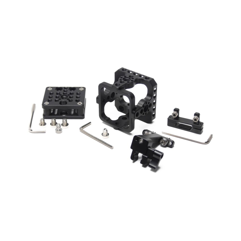 XLCS Designs Complete Kit for Marshall CV500 Series Cameras: Cage, HDMI Lock, Hirose Lock and Shock Mount