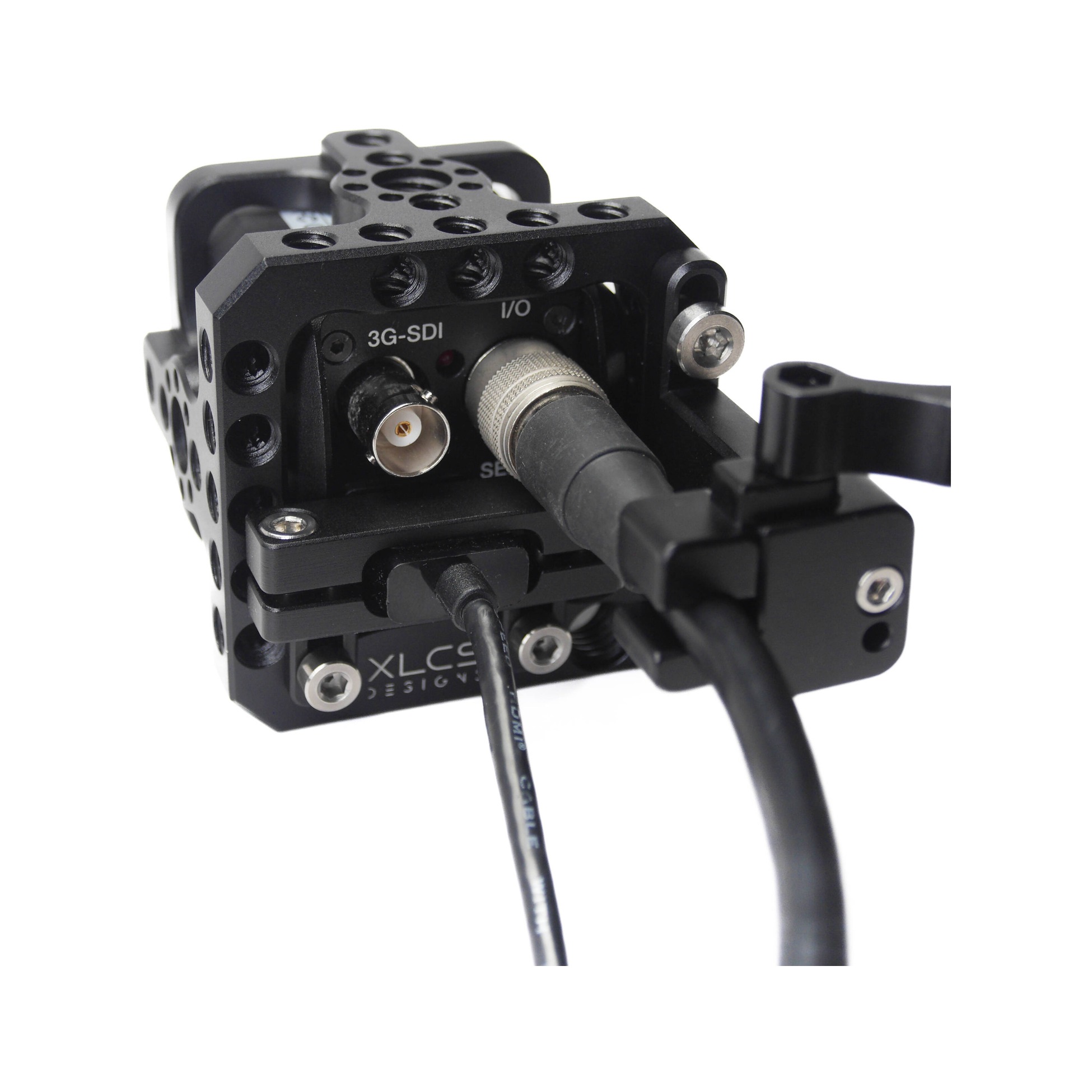 XLCS Designs Complete Kit for Marshall CV500 Series Cameras: Cage, HDMI Lock, Hirose Lock and Shock Mount