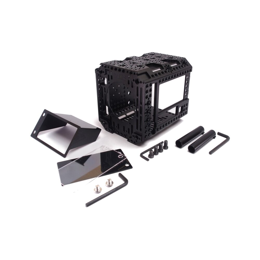 XLCS Designs FMJ Cage Kit for Blackmagic PYXIS 6K/12K (L-Mount), including Cage, Screen Guards and 3" 15mm Rods