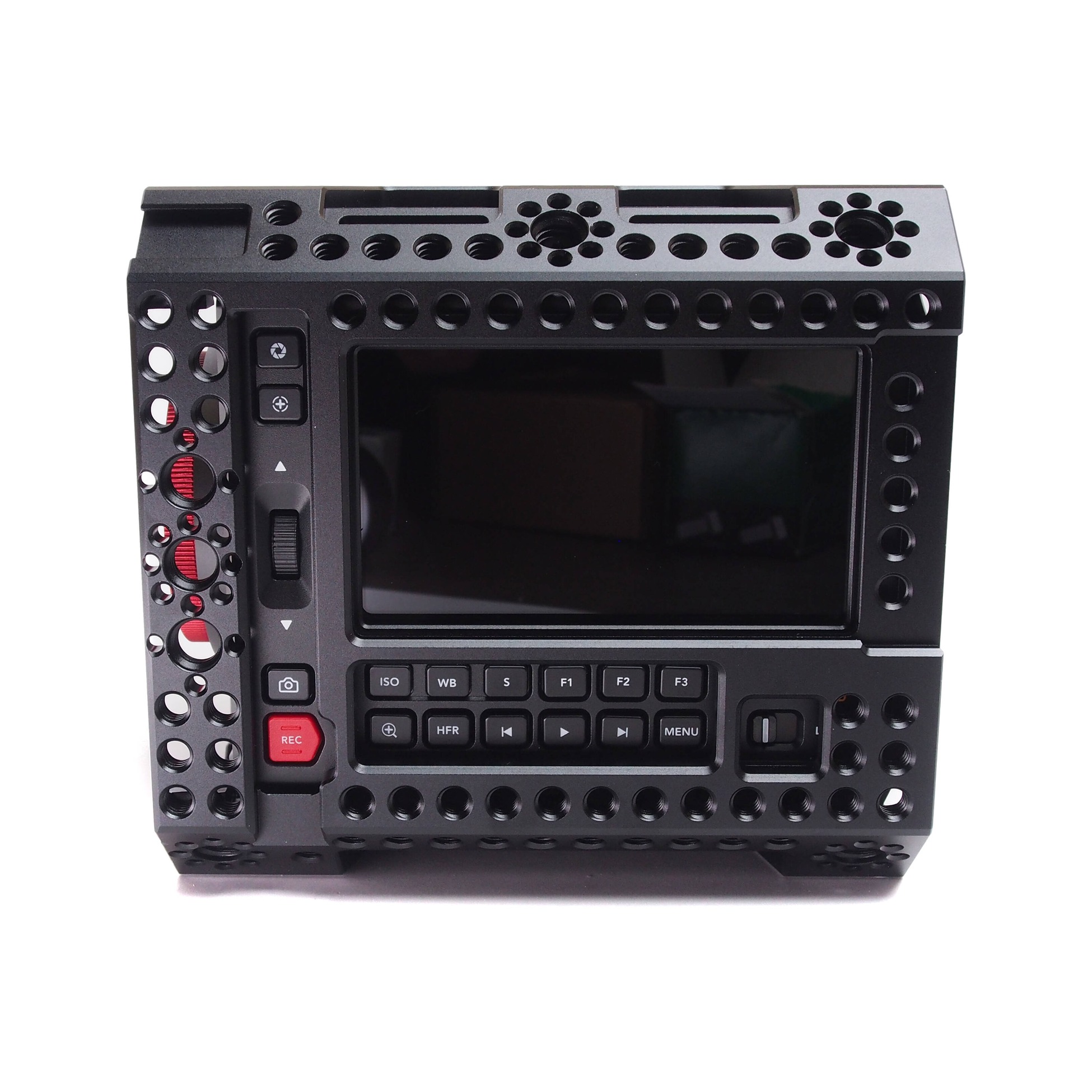XLCS Designs FMJ Cage Kit for Blackmagic PYXIS 6K/12K (L-Mount), including Cage, Screen Guards and 3" 15mm Rods