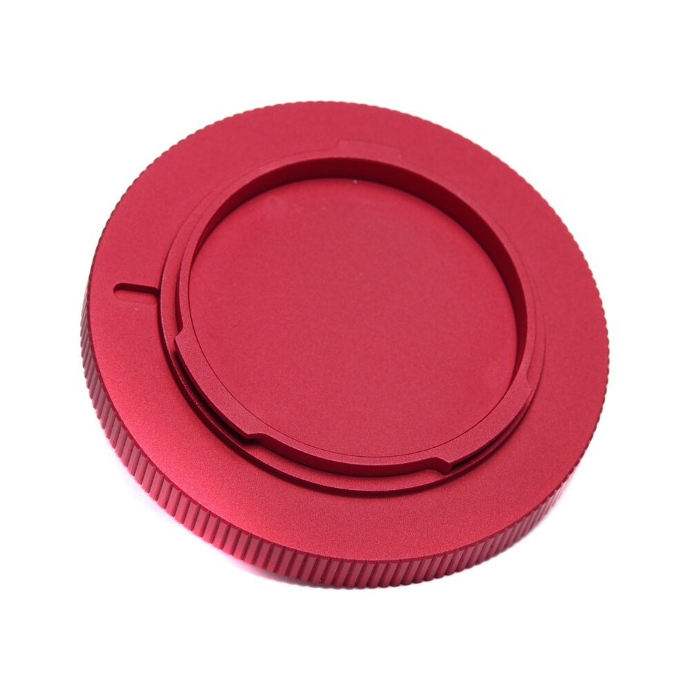 XLCS Designs Locking Body Cap for Micro Four Thirds Cameras (Red)
