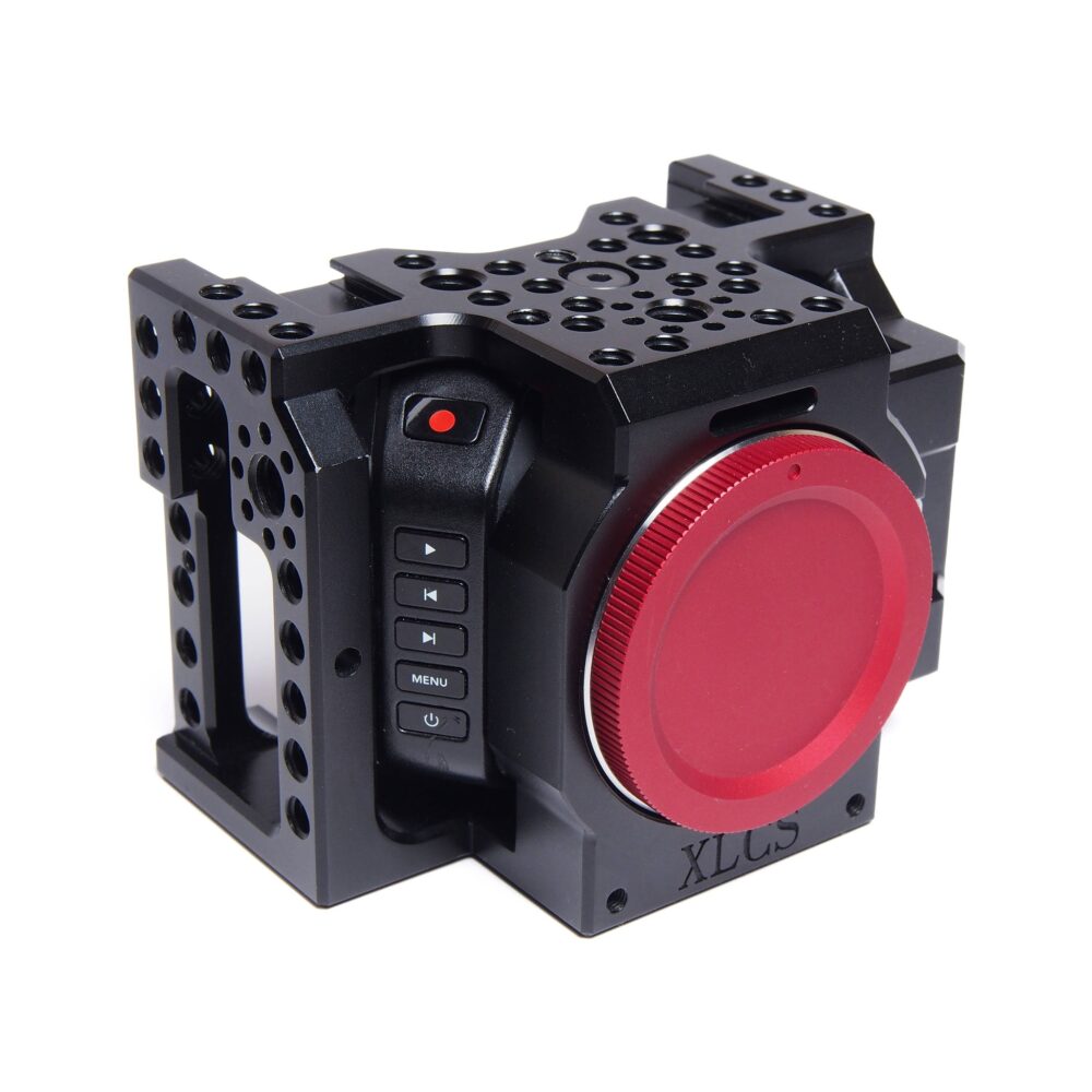 XLCS Designs Locking Body Cap for Micro Four Thirds Cameras (Red)