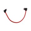 XLCS Designs Locking USB-C 90° to 90° EVF Cable for Blackmagic Design PYXIS 6K, 30 cm, Red
