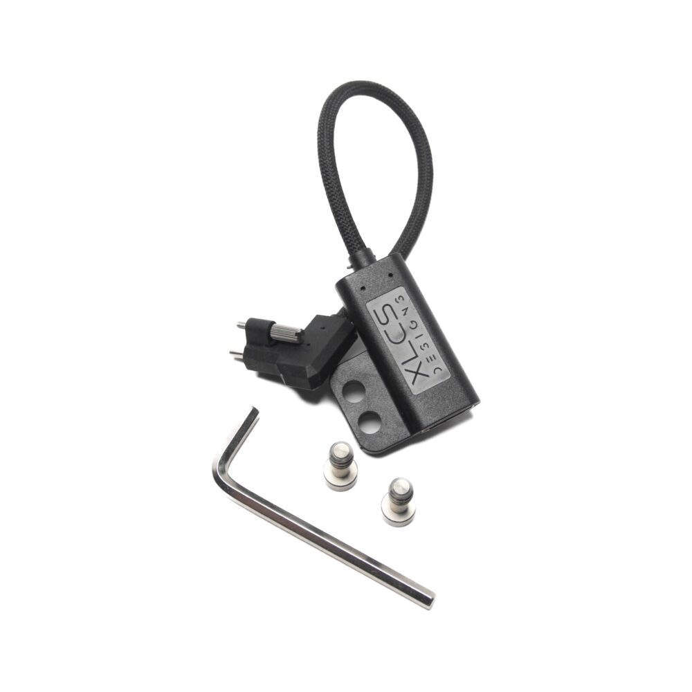 XLCS Designs Locking USB-C Right-Angle to Locking HDMI EVF Cable for Blackmagic Design PYXIS 6K Only