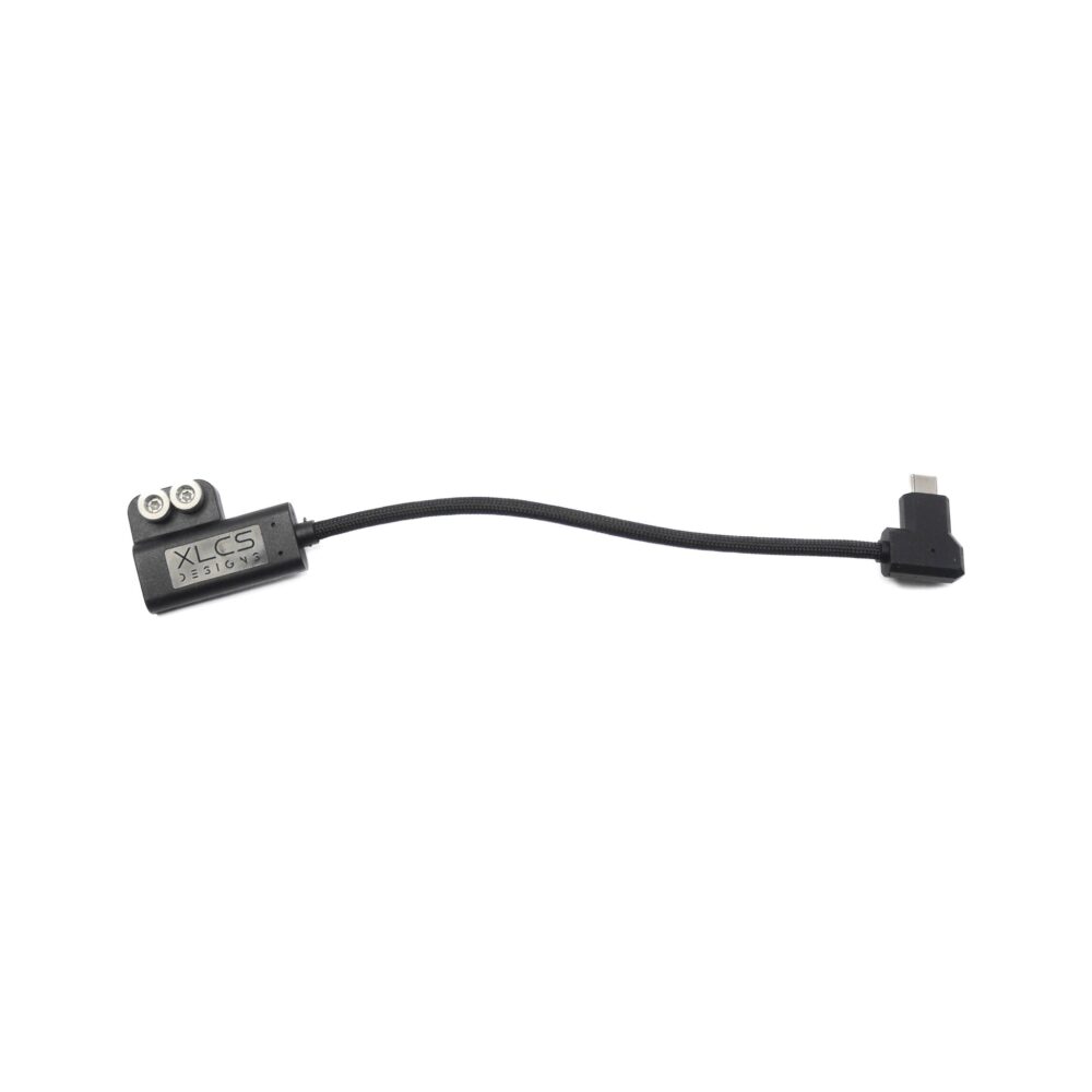 XLCS Designs Locking USB-C Right-Angle to Locking HDMI EVF Cable for Blackmagic Design PYXIS 6K Only