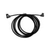 XLCS Designs Locking USB-C Right-Angle to Right-Angle EVF Cable for Blackmagic Design PYXIS 6K, 350 cm, Black
