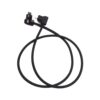 XLCS Designs Locking USB-C Right-Angle to Right-Angle EVF Cable for Blackmagic Design PYXIS 6K, 80 cm, Black