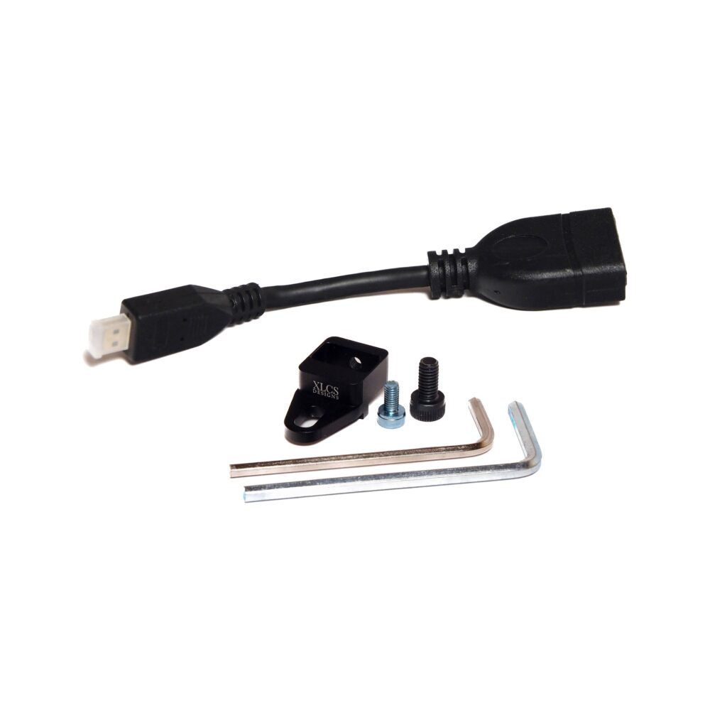 XLCS Designs Micro-HDMI to HDMI Cable with Cable Lock for BMPCC OG