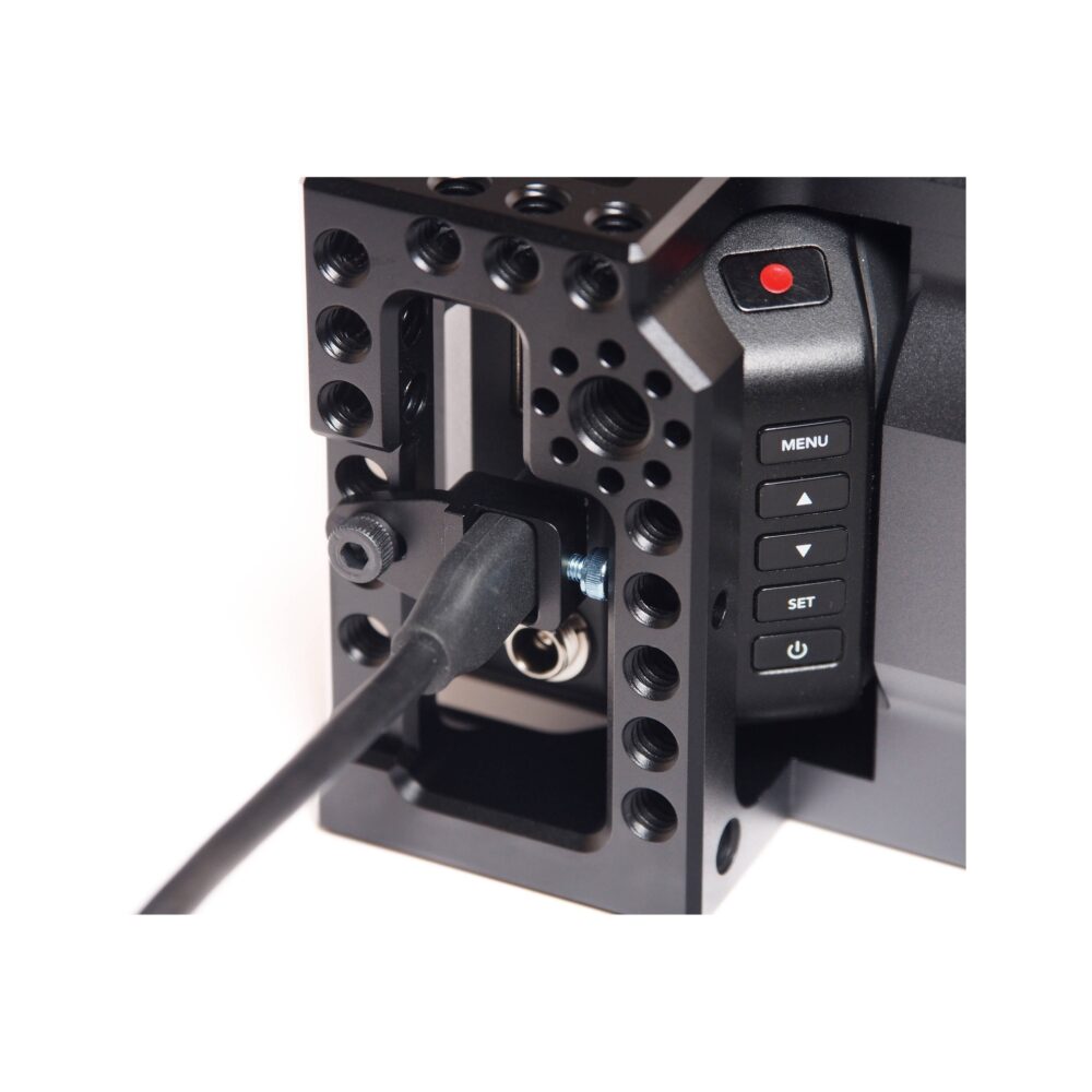 XLCS Designs USB-C Cable Lock for Blackmagic Design Micro Studio Camera 4K G2